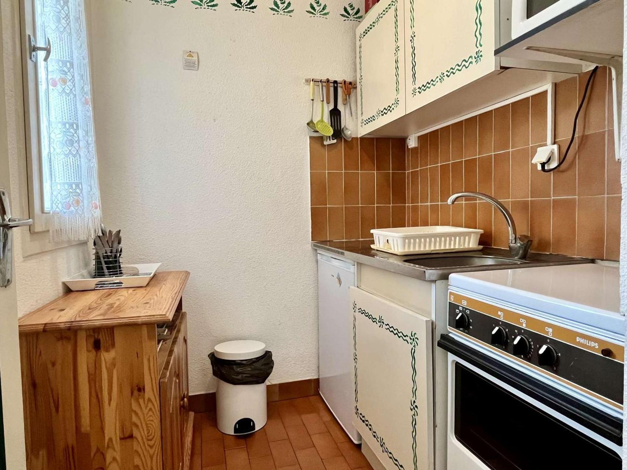 Studio A Argeles-Sur-Mer, 400M De La Plage Et Proche Commerces, Loggia, Animaux Bienvenus, Menage Inclus - Fr-1-225-548 Luaran gambar